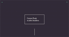 Desktop Screenshot of greenpeakpartners.com